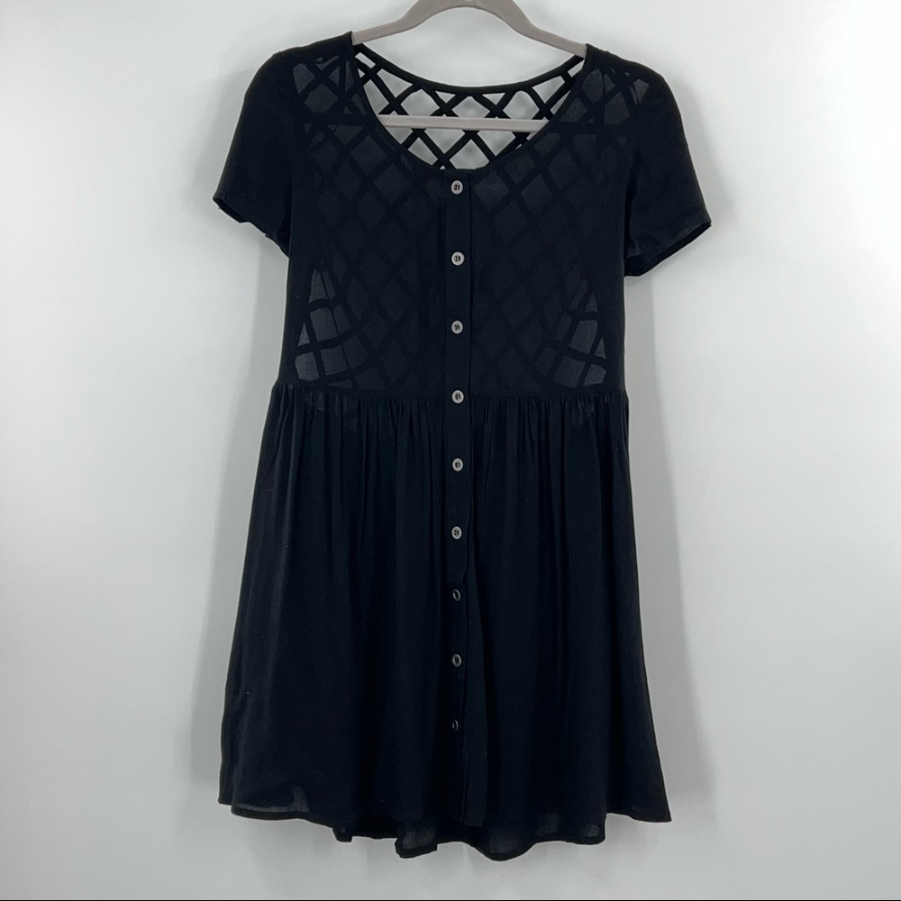 Evil Twin Paranoid Cage Back Babydoll Mini Dress NWT - Picture 5 of 10